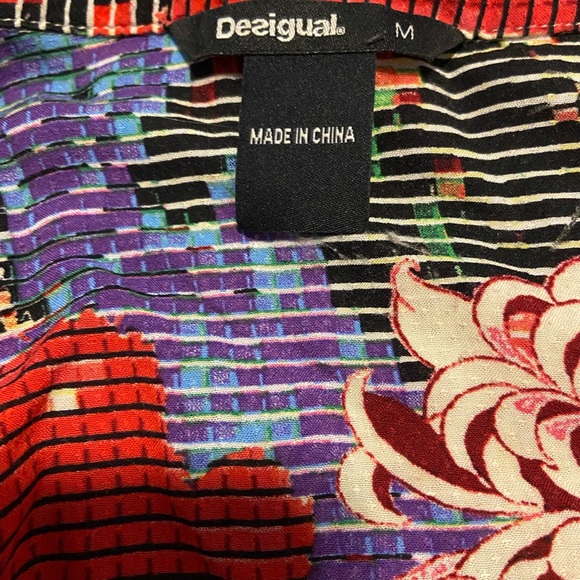 Desigual women’s blouse. Multi-colour size medium - Picture 3 of 6